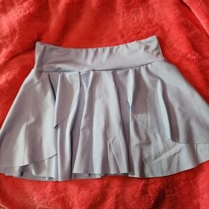 Elegant Blue Women's Skirt With Inlined Shorts